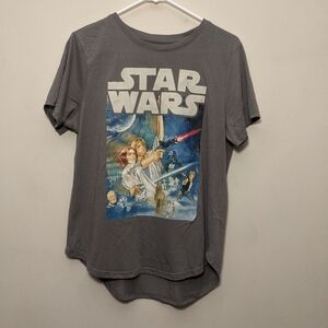 Star Wars Gray Graphic T-Shirt XL